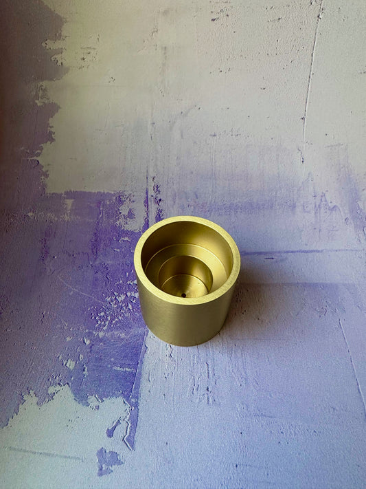 Brass 3x candle Holder