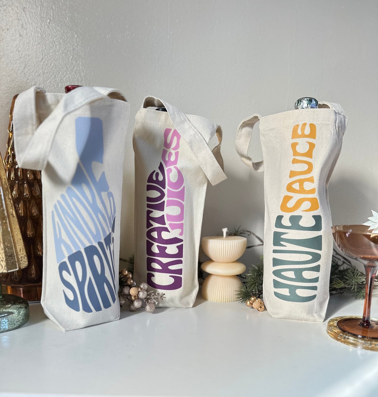 Bottle Gift Bag Trio
