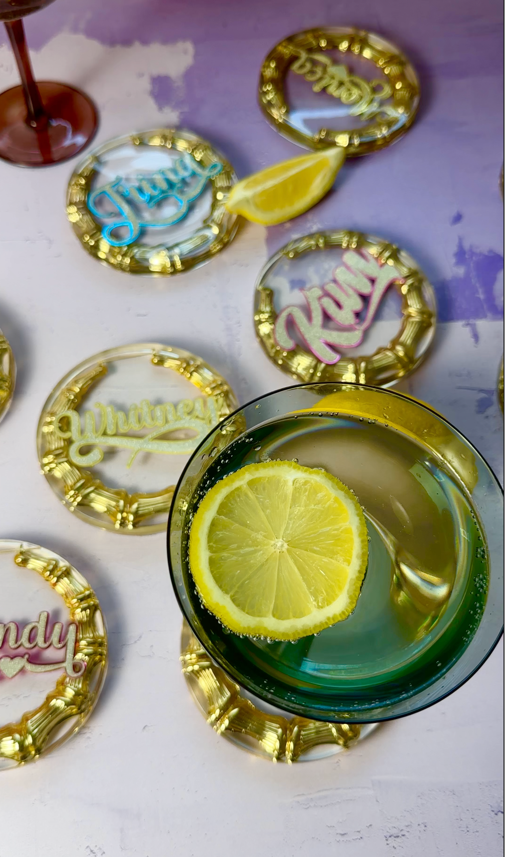 Custom Name Plate Single Coaster